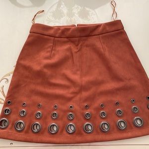 Glamorous suede skirt size XS